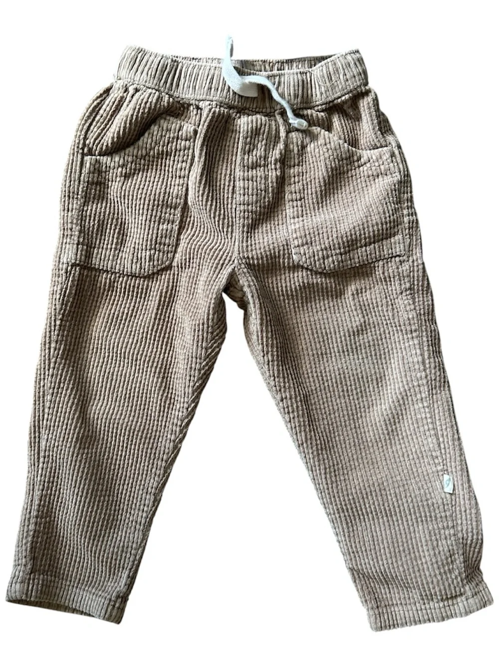 Carter's Olive Green Shirt and Tan Corduroy Pants Kids Matching Set